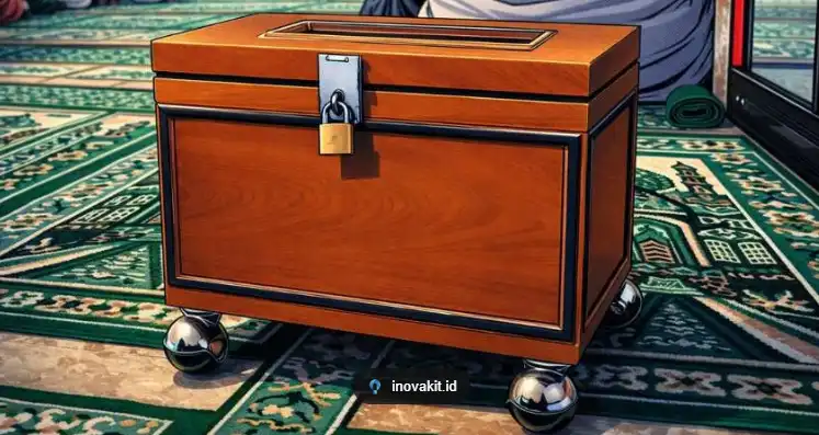 Aksi Pencurian Kotak Amal di Masjid Terekam CCTV, Pelaku Diduga Pura-Pura Salat