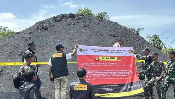 70 Ribu Ton Batu Bara di Kalimantan Timur Disita Negara