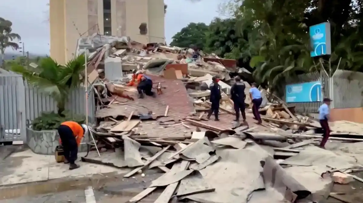 Gempa Dahsyat M 7,1 Guncang Karibia, Gedung-Gedung di Caracas Venezuela Ambruk