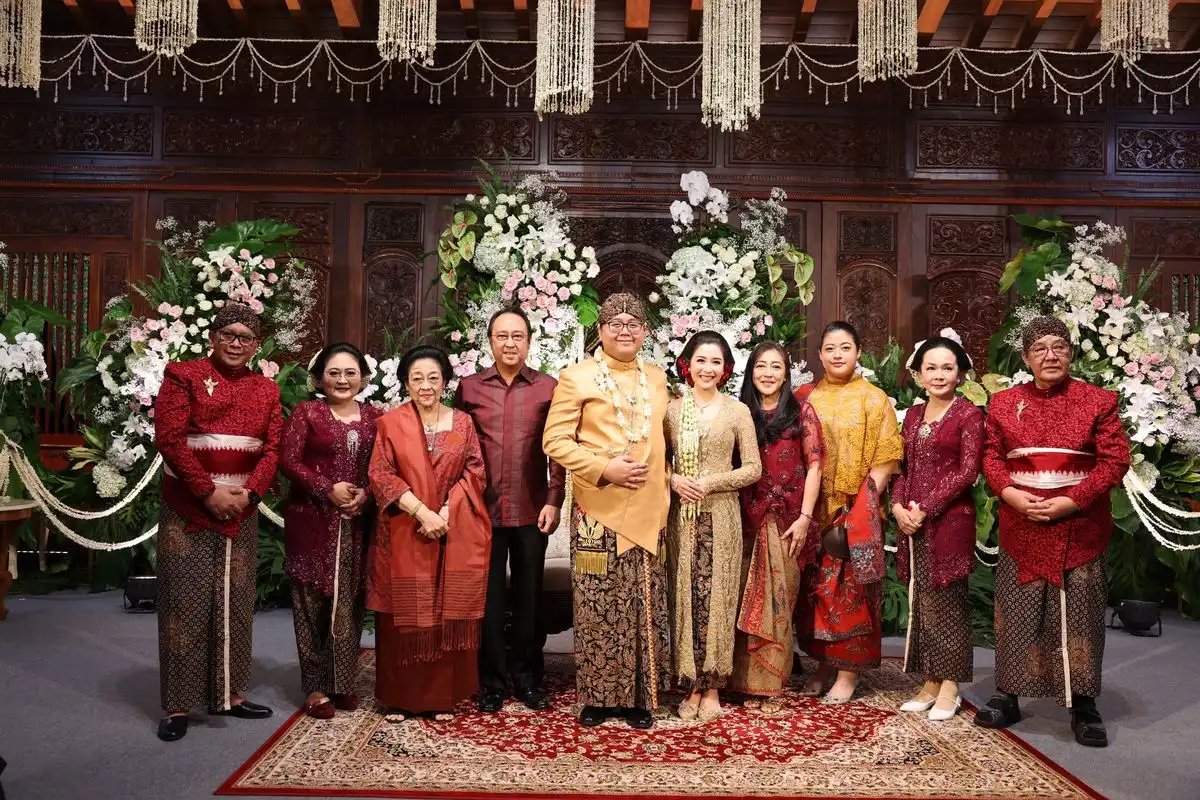 Megawati dan Sri Sultan HB X Hadiri Pernikahan Putra Sekjen PDI-P Hasto Kristiyanto