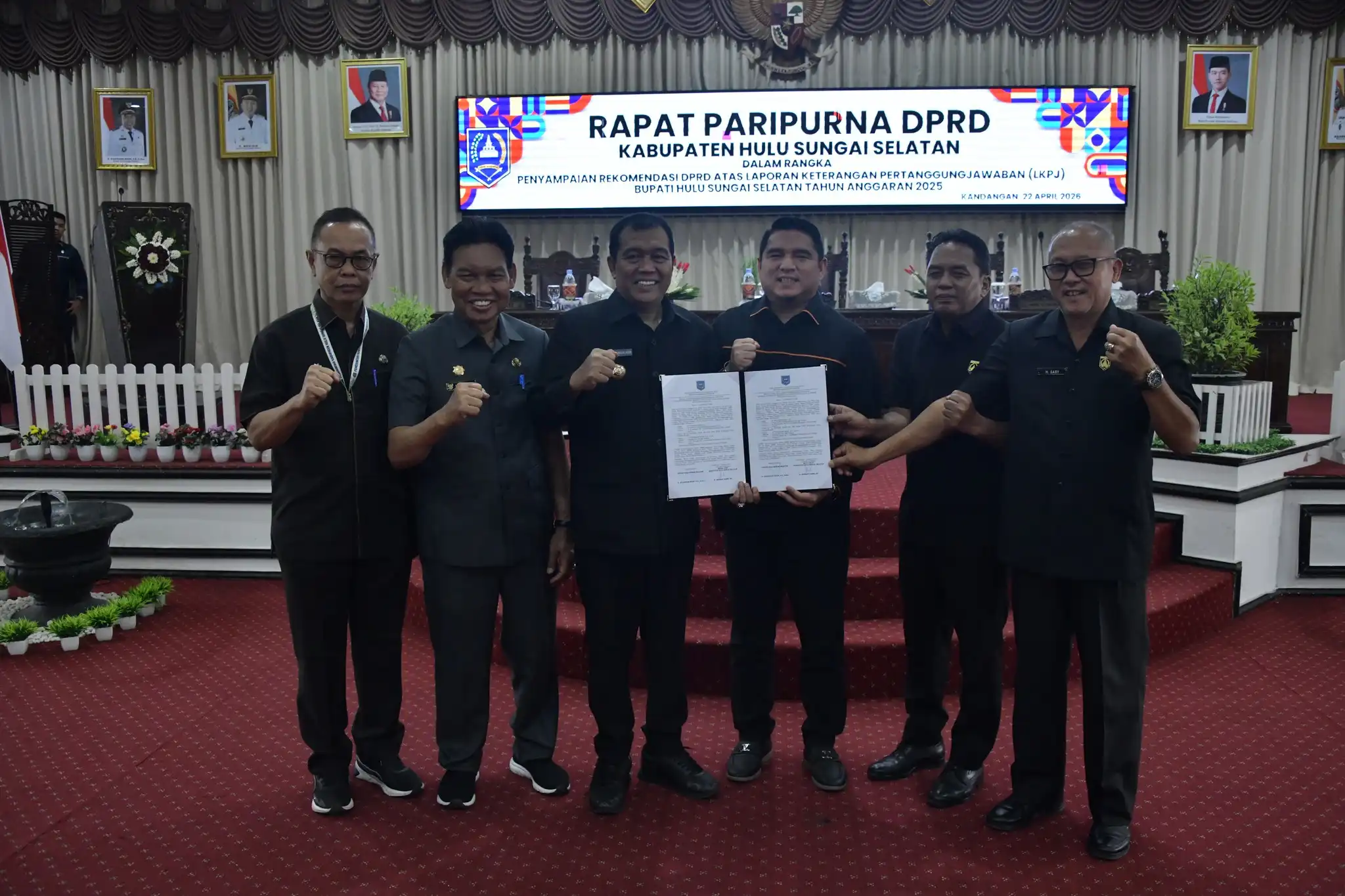 DPRD HSS Soroti LKPJ 2025, Realisasi Anggaran Capai 82,80 Persen