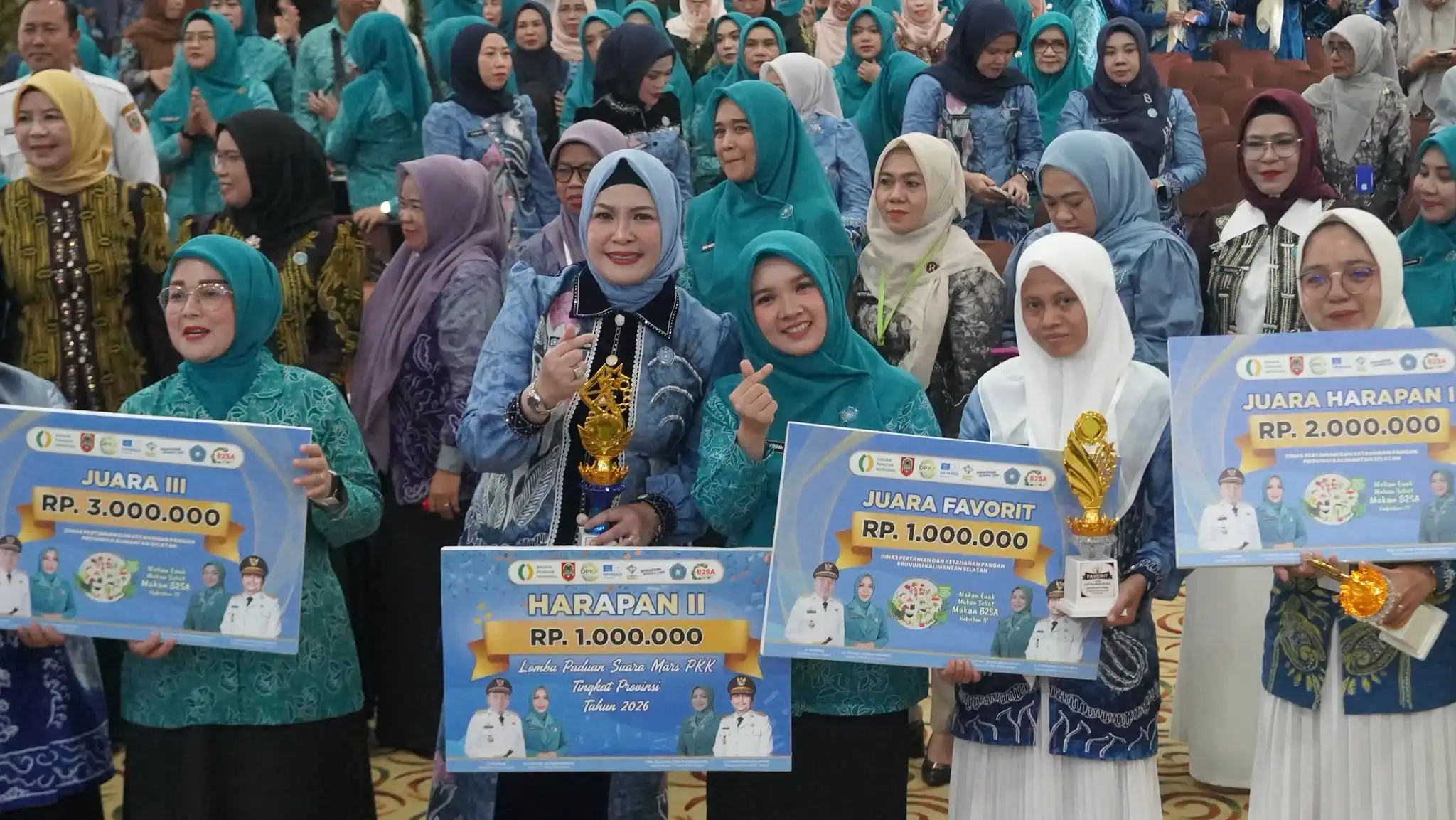 HSS Raih Dua Penghargaan di Lomba B2SA dan Paduan Suara Mars PKK Kalsel 2026