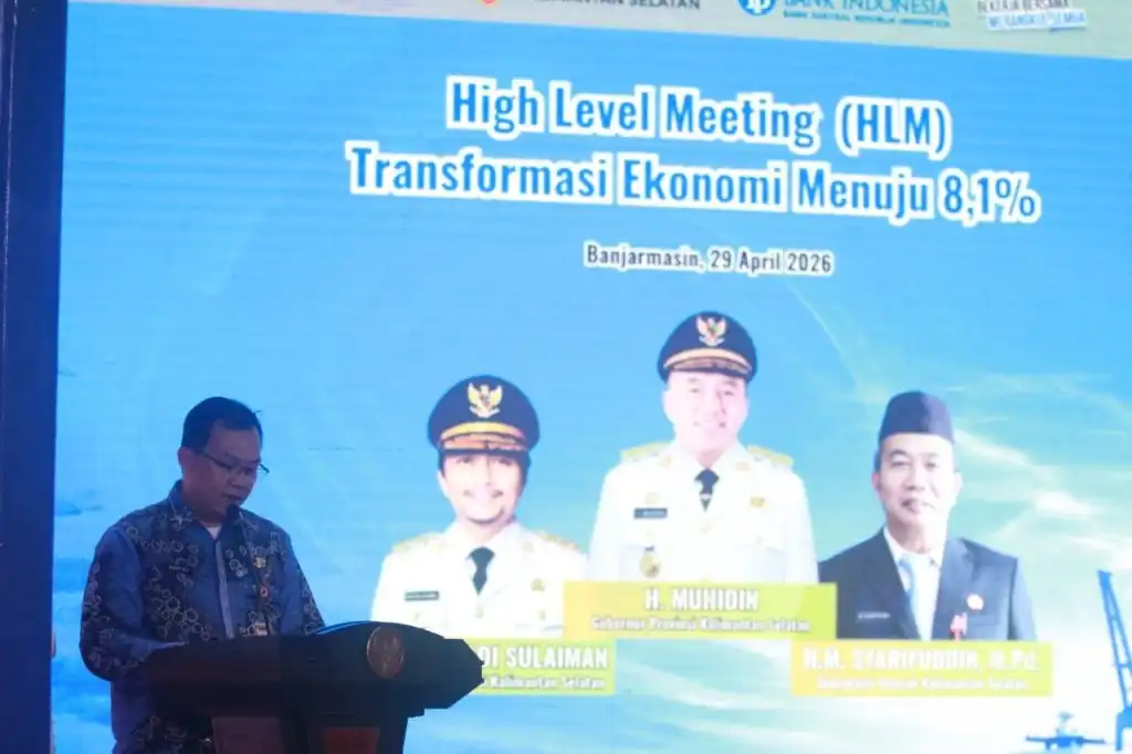 Kalsel Targetkan Lompatan Ekonomi ke 8,1 Persen, SKPD Diminta Perkuat Sinergi