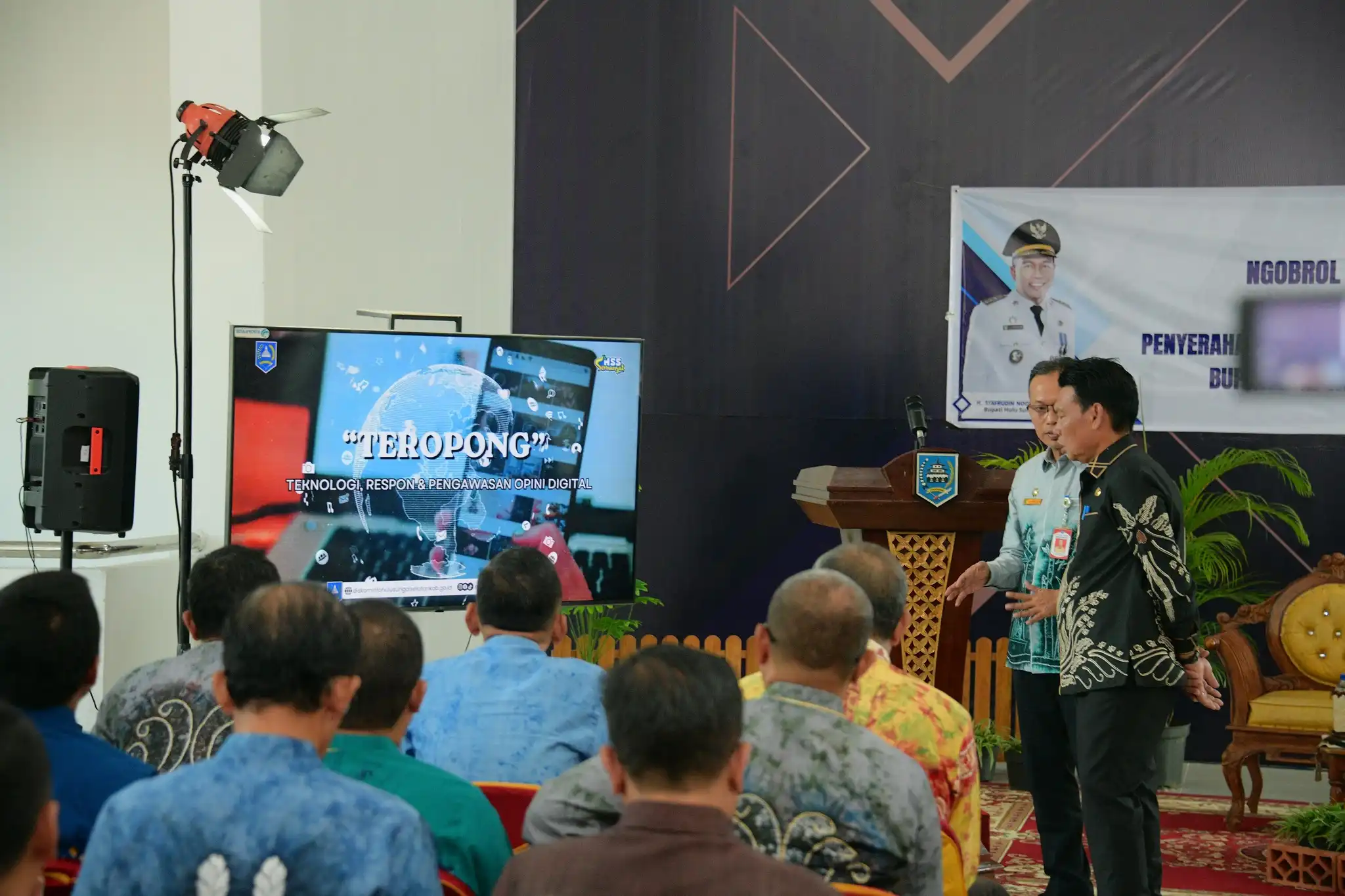 Pemkab HSS Luncurkan TEROPONG, Aspirasi Warga Kini Dipantau Digital