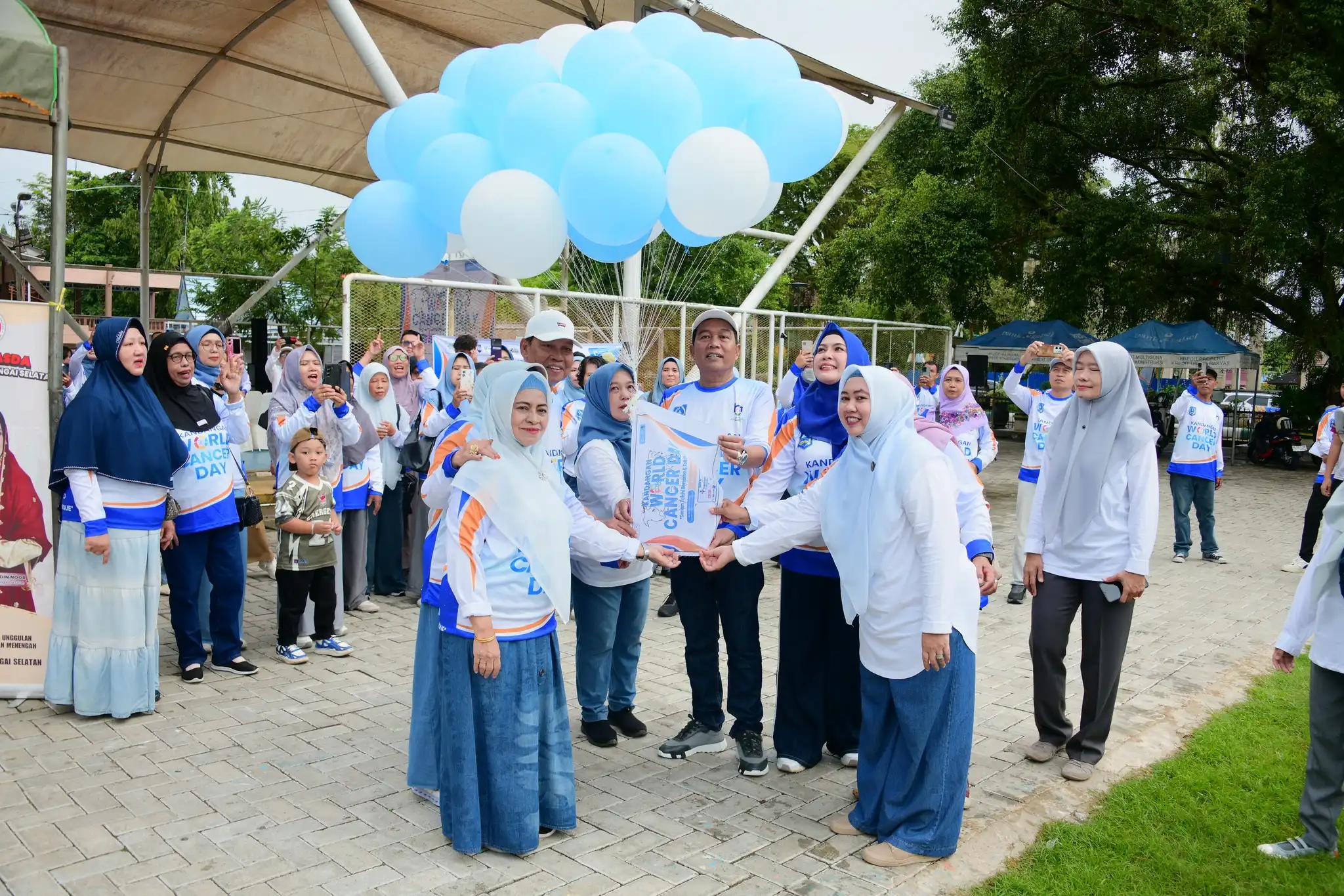 Peringatan Hari Kanker Sedunia 2026 di HSS, Penyintas Diajak Perkuat Semangat Hidup Sehat