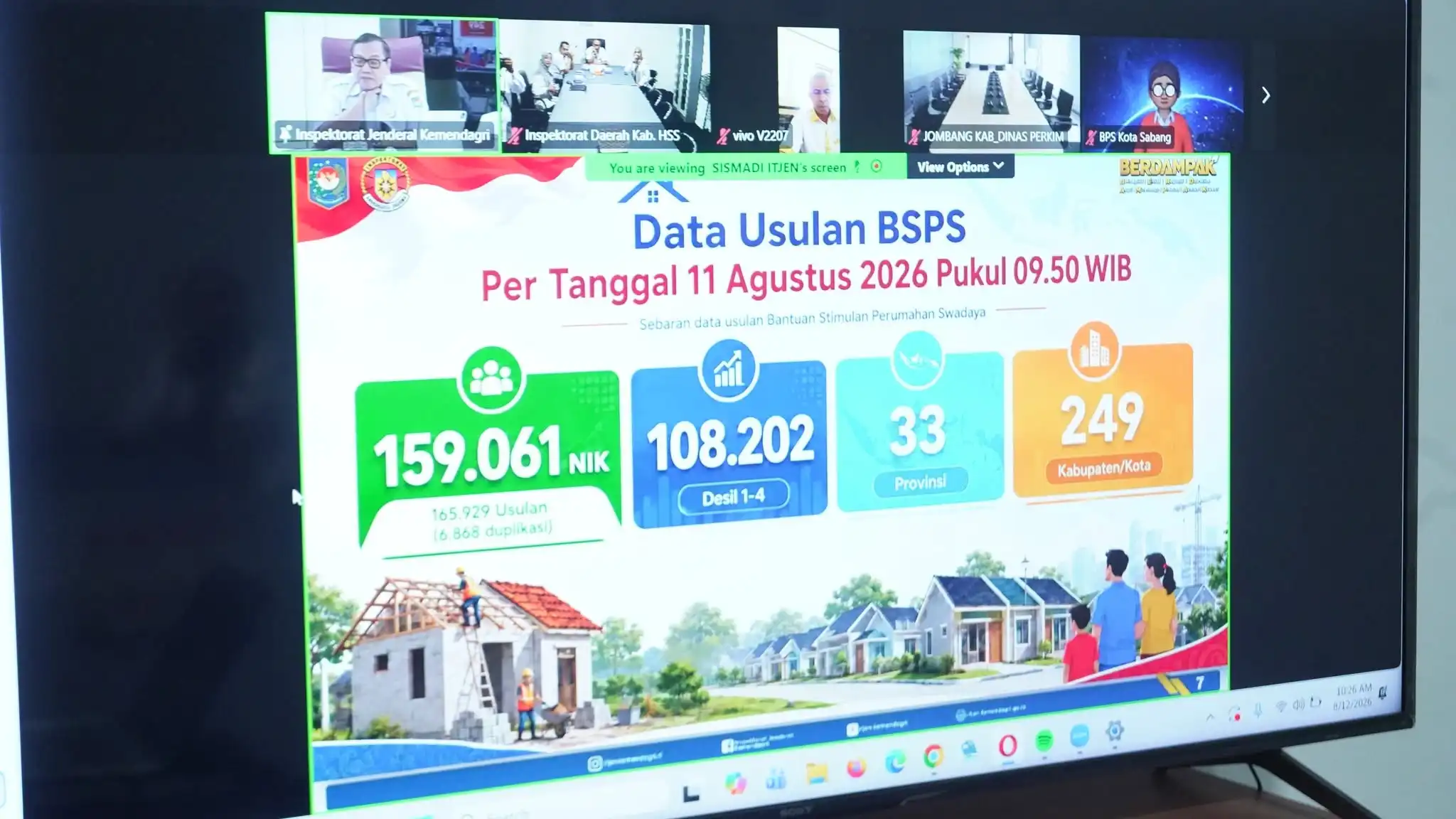BSPS 2026 Sasar 400 Ribu Rumah, Pemkab HSS Siapkan Data Usulan untuk Percepatan Bantuan