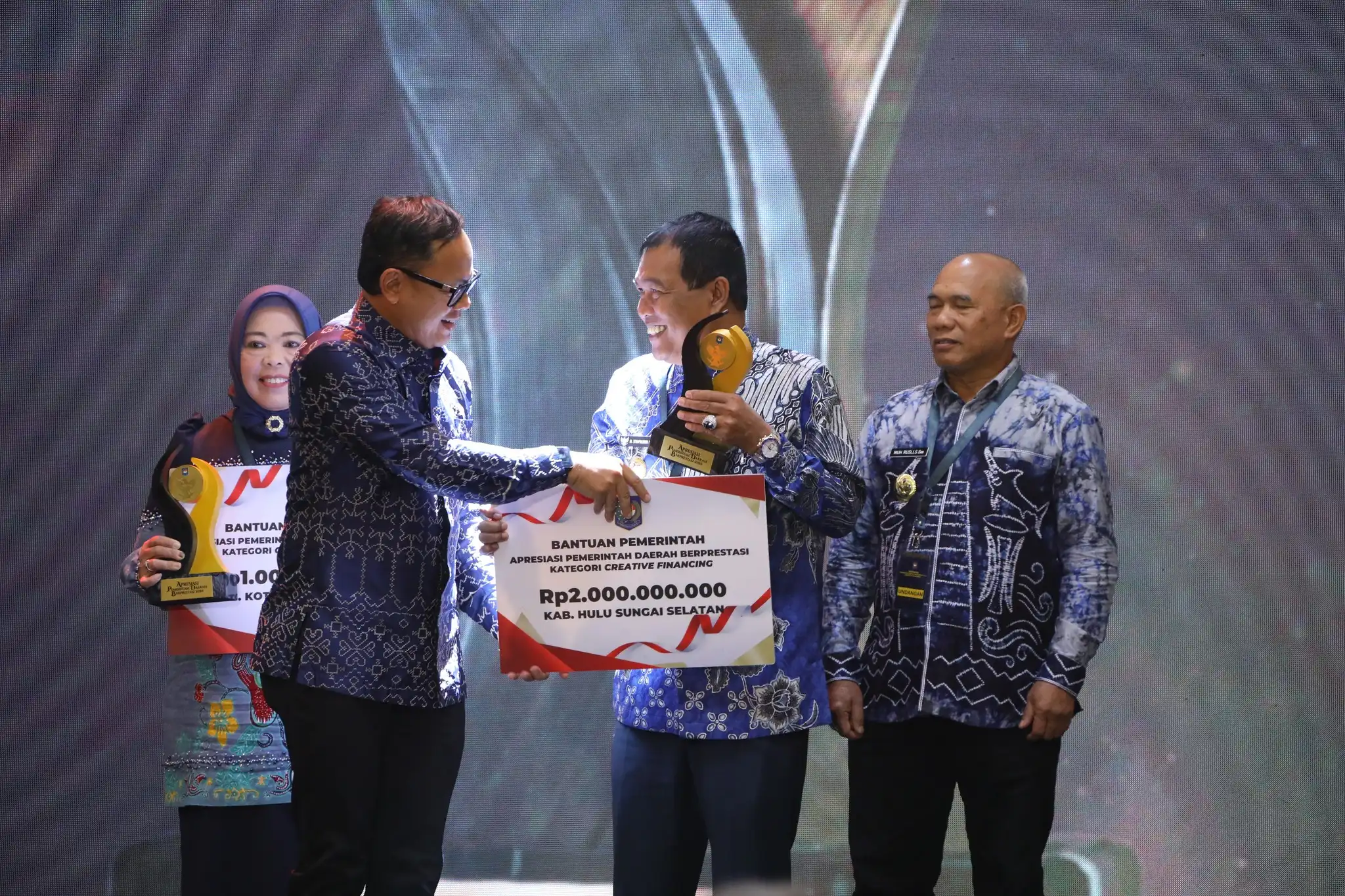 HSS Raih Dua Penghargaan Sekaligus di Apresiasi Kinerja Pemda 2026 Regional Kalimantan