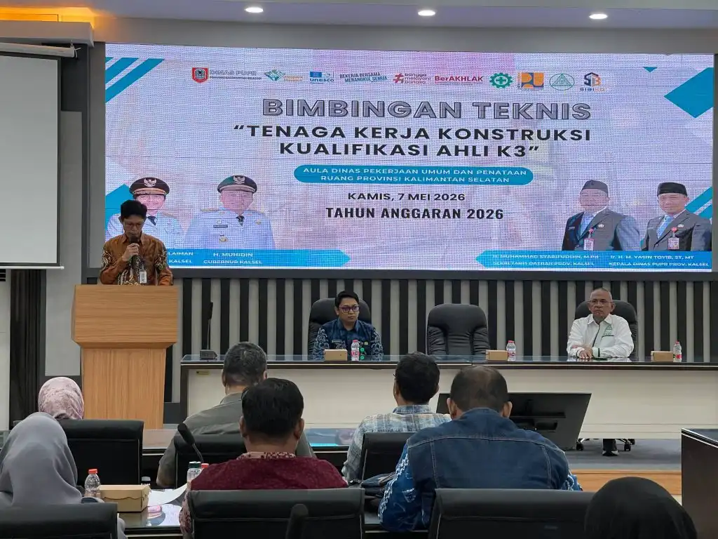 PUPR Kalsel Gelar Bimtek Ahli K3, Tekankan Keselamatan Pekerja Proyek