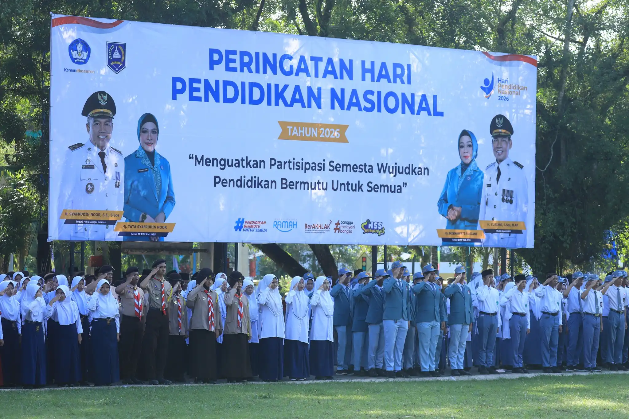Hardiknas dan Hari Buruh 2026 di HSS, Bupati Tekankan Pendidikan dan Kerja sebagai Fondasi Pembangunan