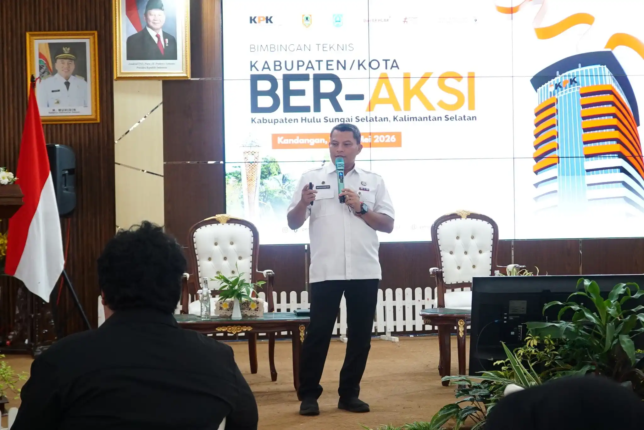 KPK Beri Bimtek Antikorupsi untuk Pelaku Usaha dan UMKM di HSS