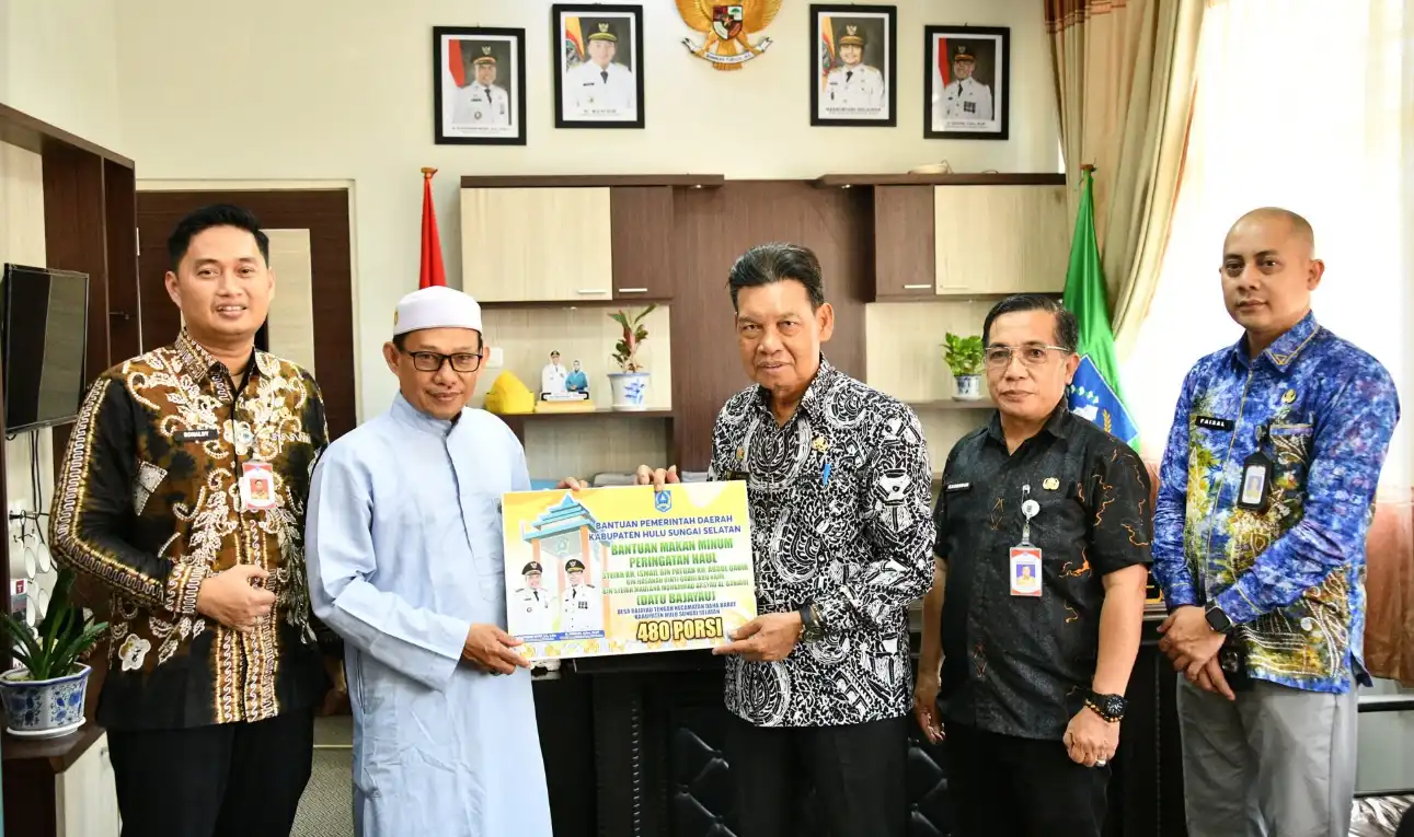 Pemkab HSS Salurkan 480 Porsi Bantuan Konsumsi untuk Haul Datu Bajayau