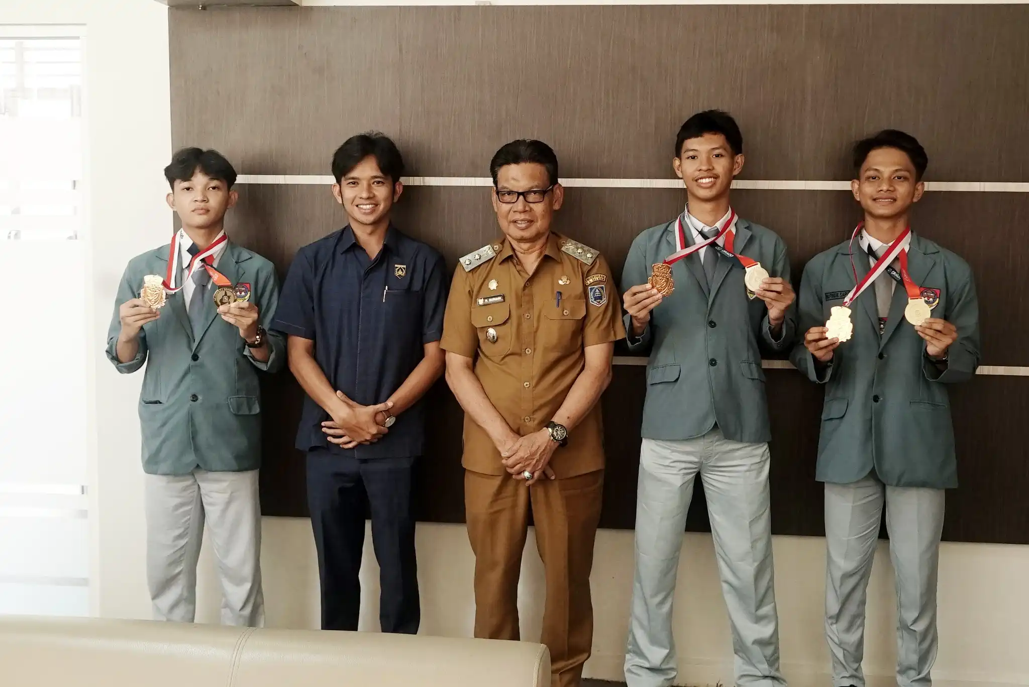 Raih Medali Nasional, Atlet Orado HSS Temui Wakil Bupati Bahas Pengembangan Cabor