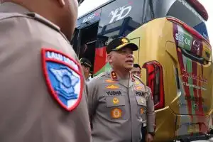 617 Warga Ikut Mudik Gratis Polri Presisi 2026, Kapolda Kalsel Lepas Rombongan dari Banjarbaru