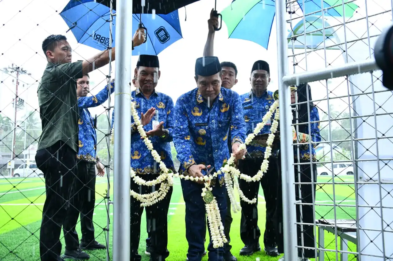 Lapangan Mini Soccer Sungai Raya Resmi Dibuka, Jadi Fasilitas Baru Pembinaan Pemuda HSS