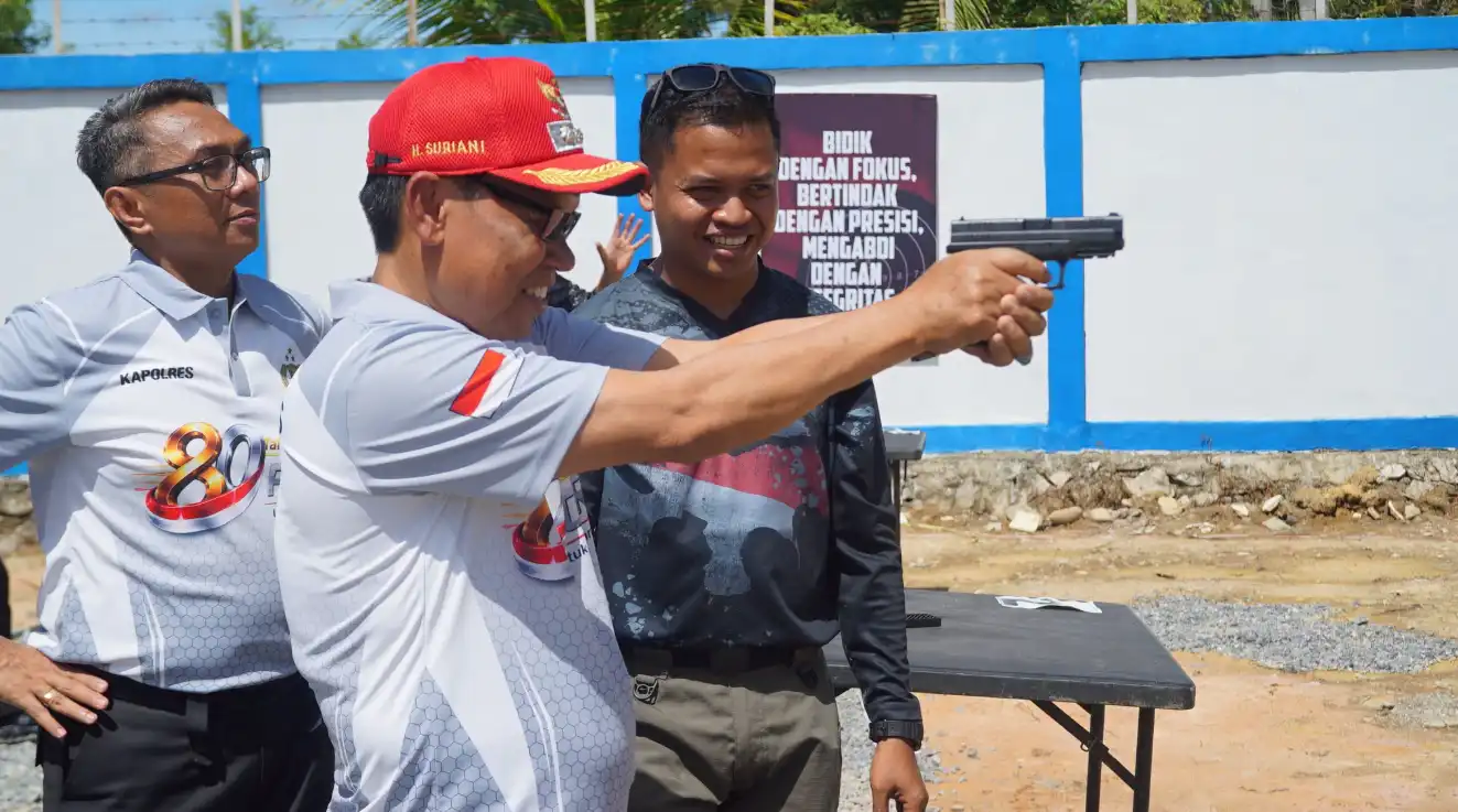 Wabup HSS Hadiri Kapolres Cup 2026, Jajal Langsung Olahraga Menembak