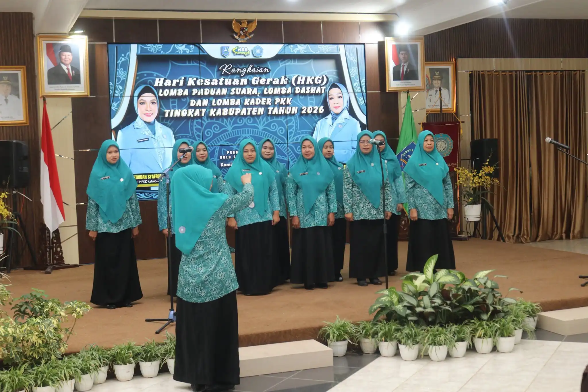 Hari Kesatuan Gerak PKK HSS 2026 Berlangsung Meriah, Kader se-HSS Adu Kreativitas Lewat 3 Lomba