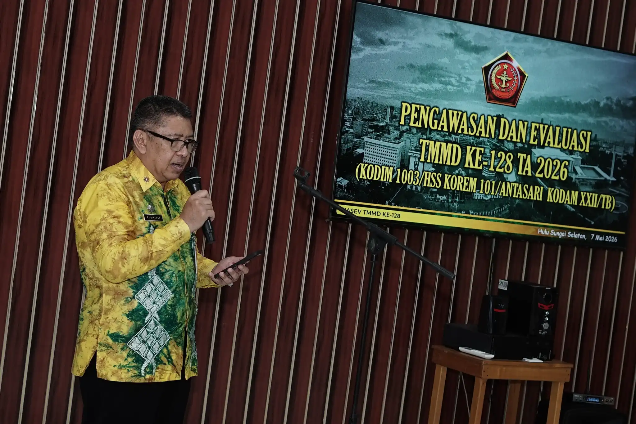 TMMD Ke-128 di HSS Fokus Percepat Pembangunan Desa