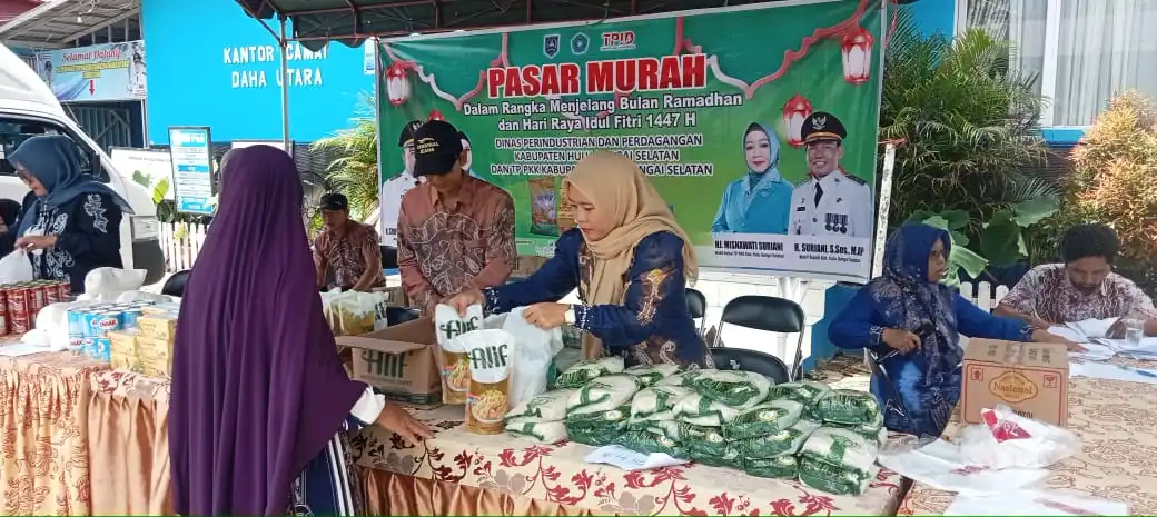 Jelang Ramadan 2026, Disperindag HSS Gelar Pasar Murah di 11 Kecamatan, Tambak Bitin Jadi Lokasi Pertama