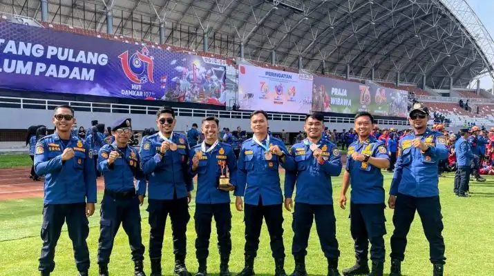Damkar Kalsel Unjuk Gigi di NFSC 2026, Bawa Pulang Piala dari Palembang