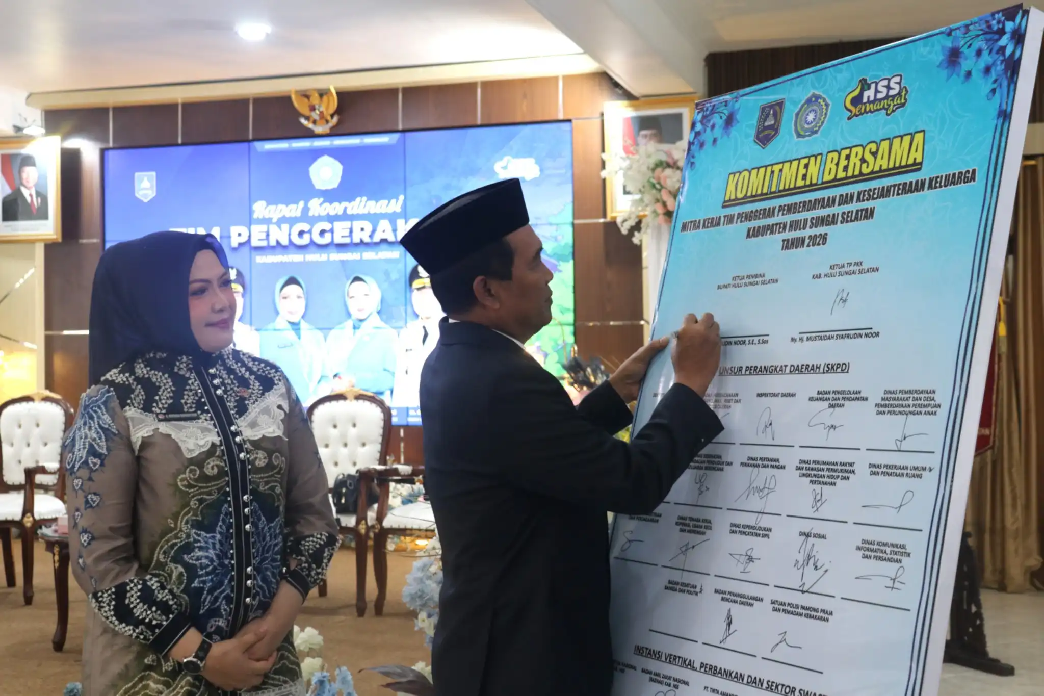 TP PKK HSS Perkuat Kolaborasi Lintas Sektor untuk Dorong Program Pemberdayaan