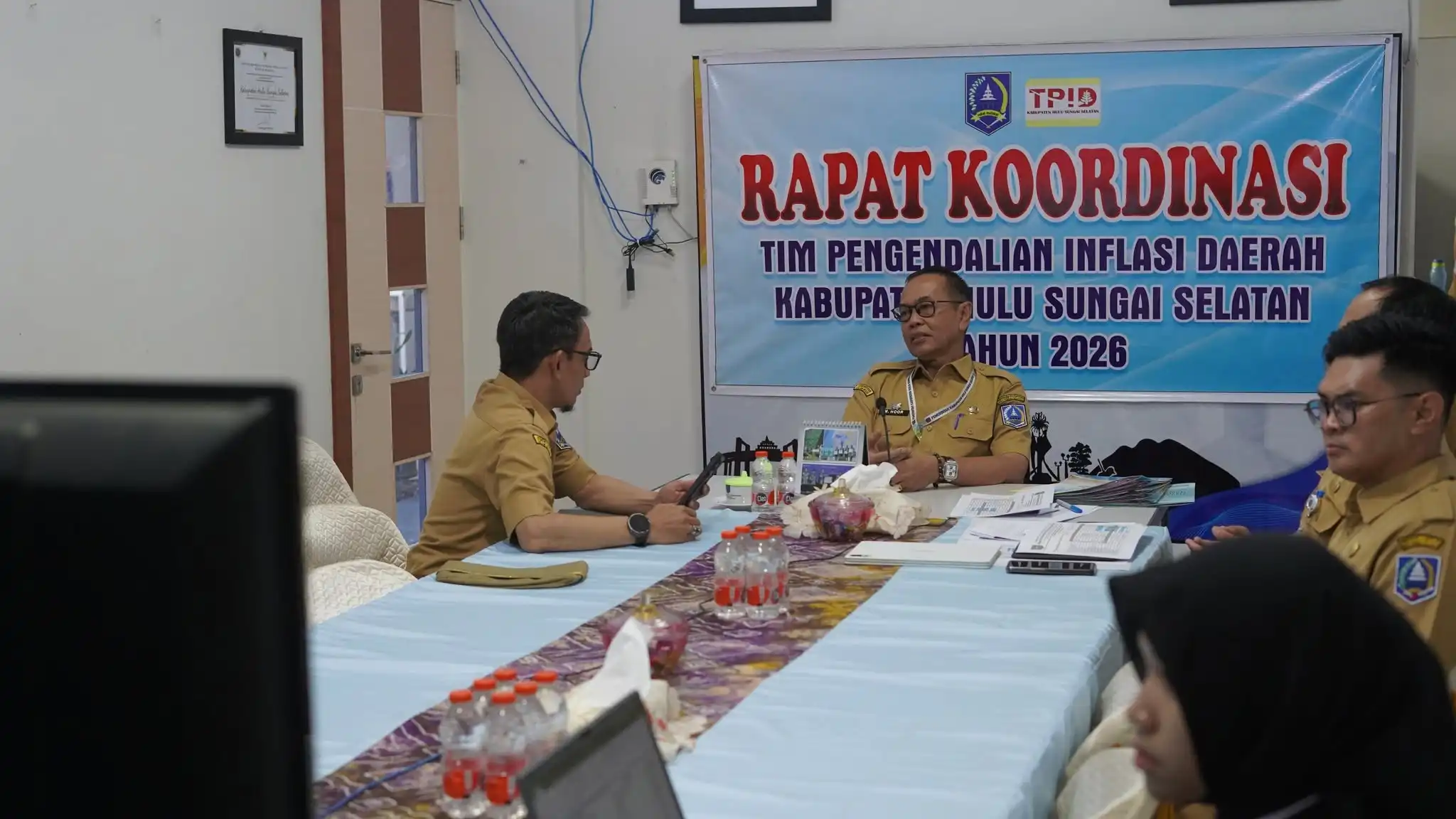 Sekda HSS Ikuti Rakor Inflasi, Sertifikasi Halal Jadi Sorotan