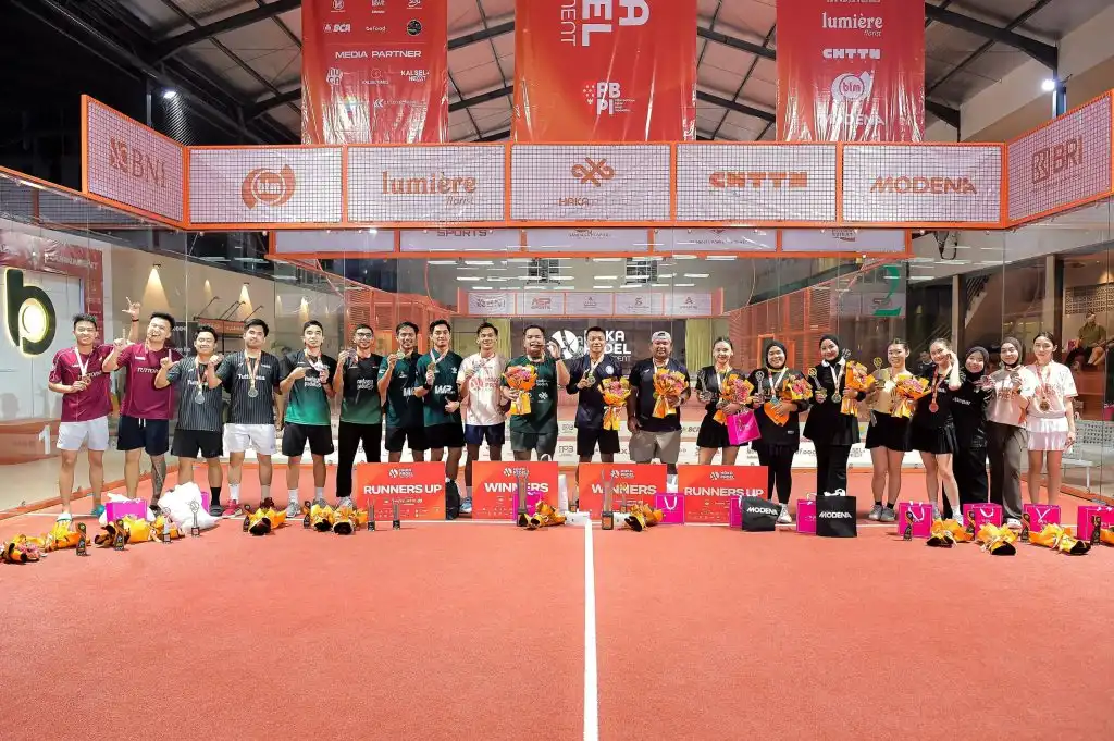 Turnamen HAKA 2026 Diserbu 186 Peserta, Tren Padel Kalsel Makin Melonjak