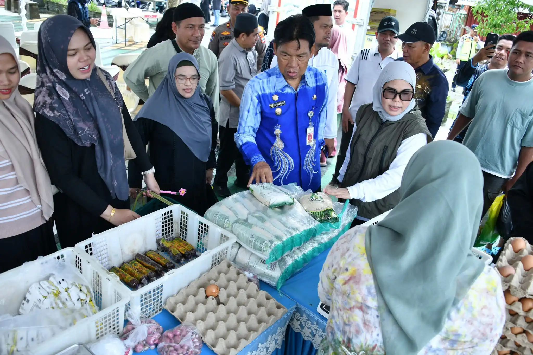 Pemkab HSS Ikut Laksanakan Gerakan Pangan Murah Serentak, Menteri Pertanian RI Beri Arahan