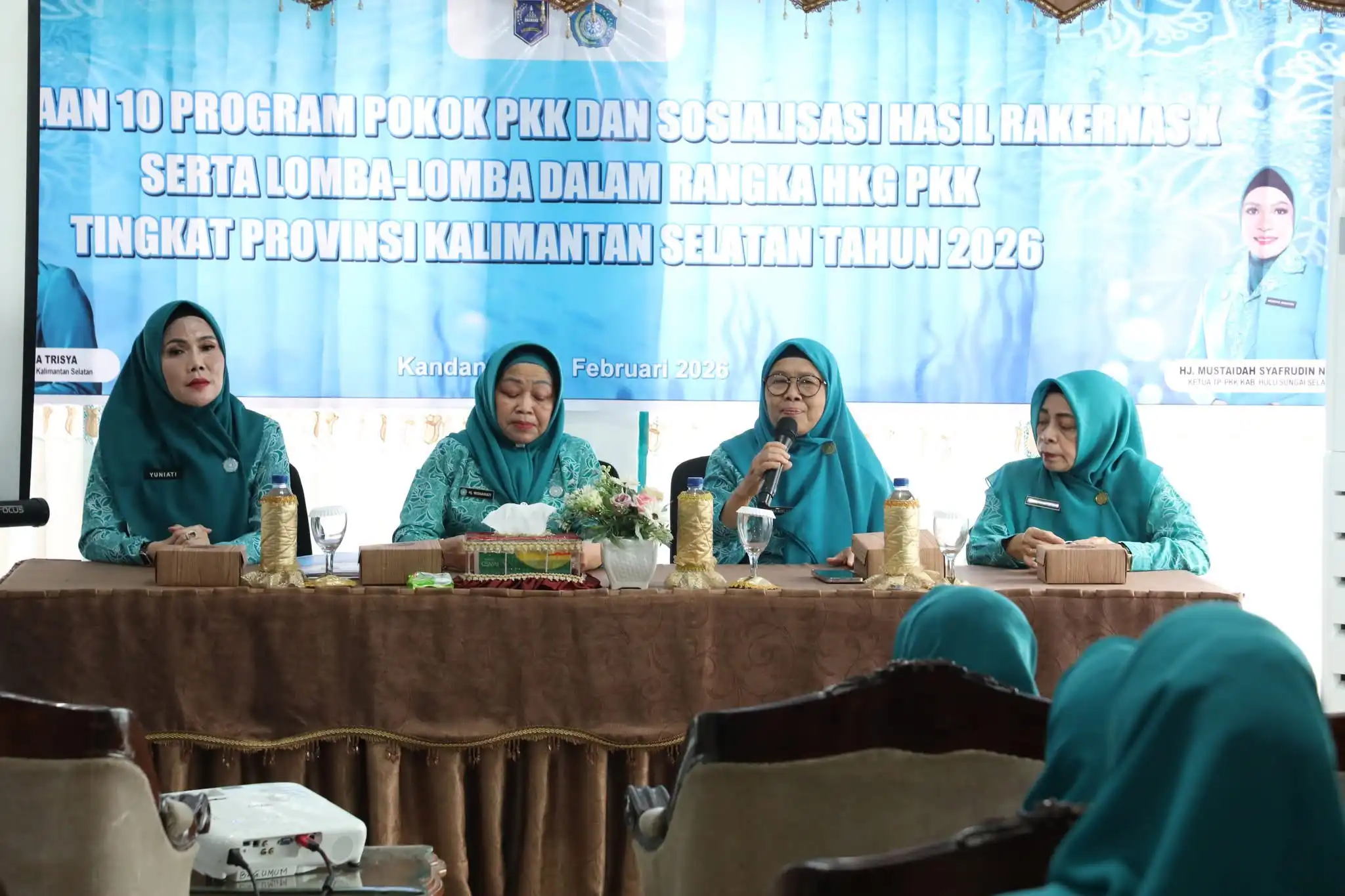 Hj. Misnawati Suriani Ingin Perkuat Gerakan PKK, TP PKK Kalsel Gelar Pembinaan di HSS