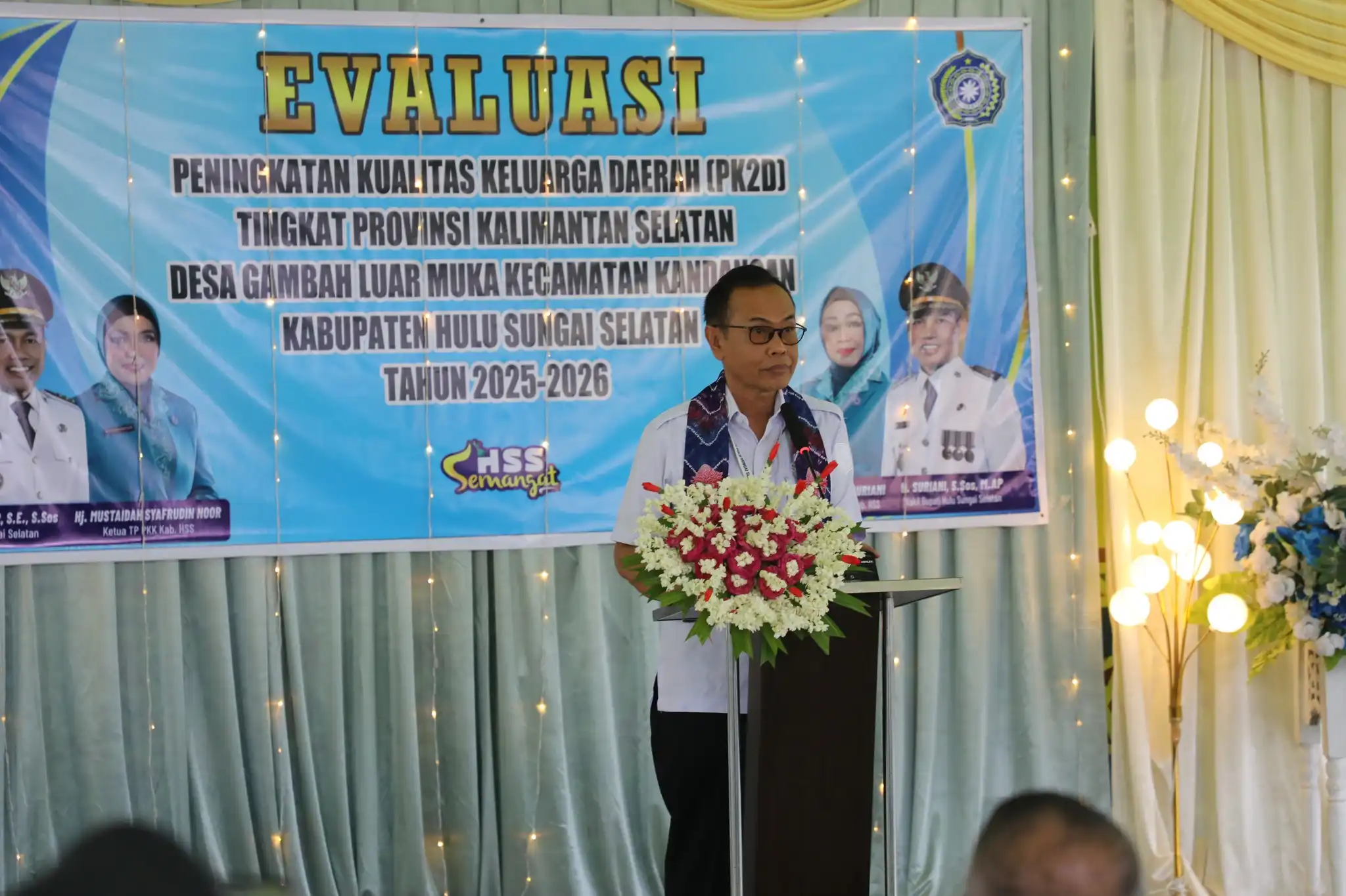 Desa Gambah Luar Muka Jadi Percontohan Penilaian Kualitas Keluarga di HSS