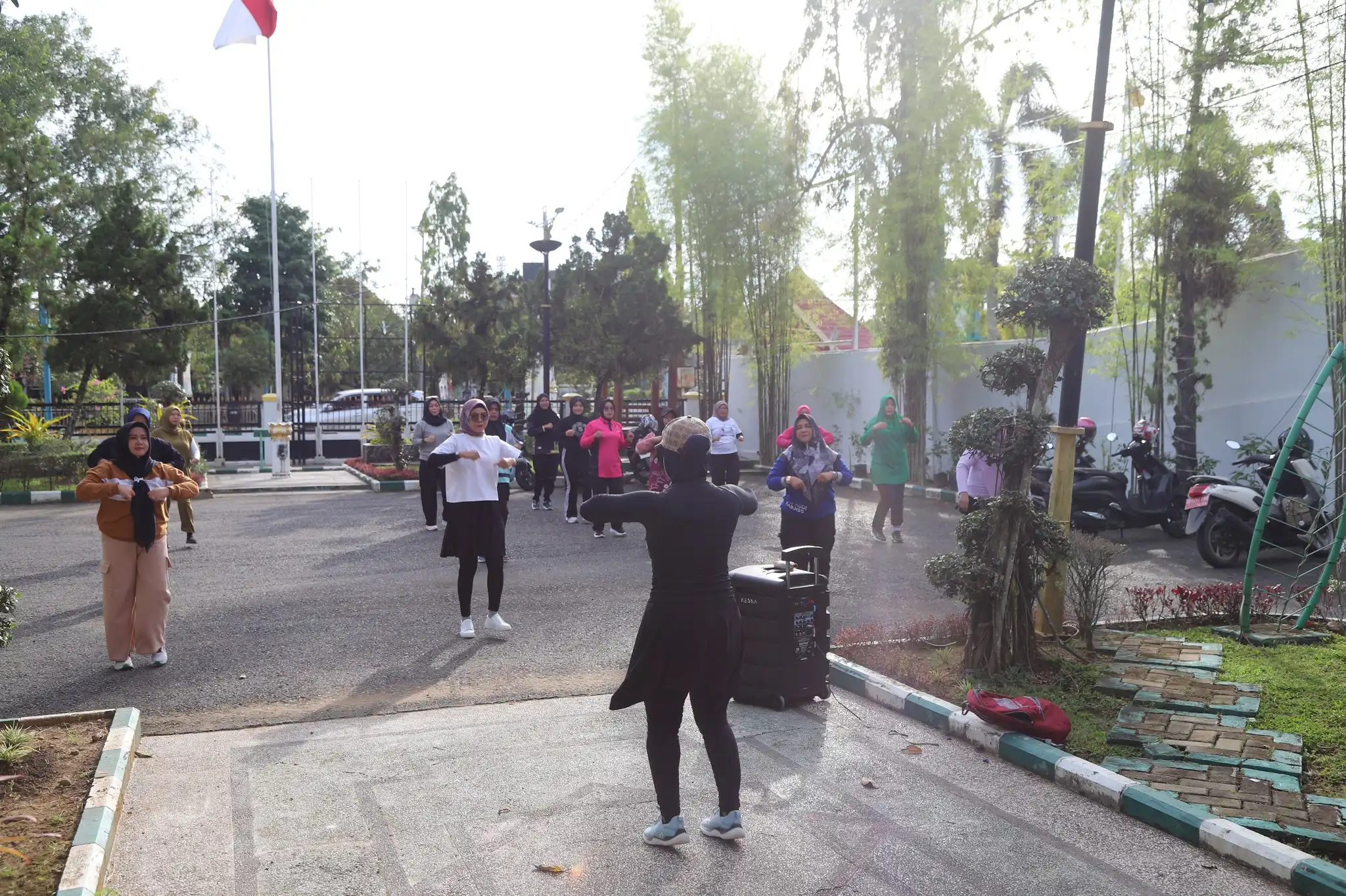 Bangun Sinergi dan Kebugaran, GOW HSS Laksanakan Senam Sehat Antarorganisasi