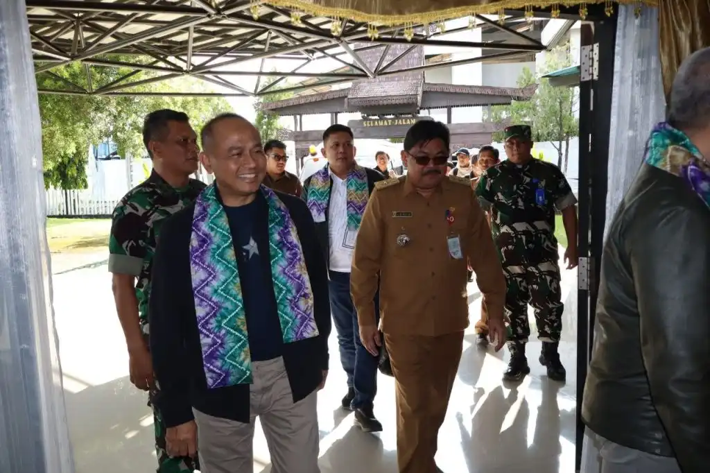 Pemprov Kalsel Sambut Kemenko Polkam, Bahas Percepatan Penanganan Blankspot