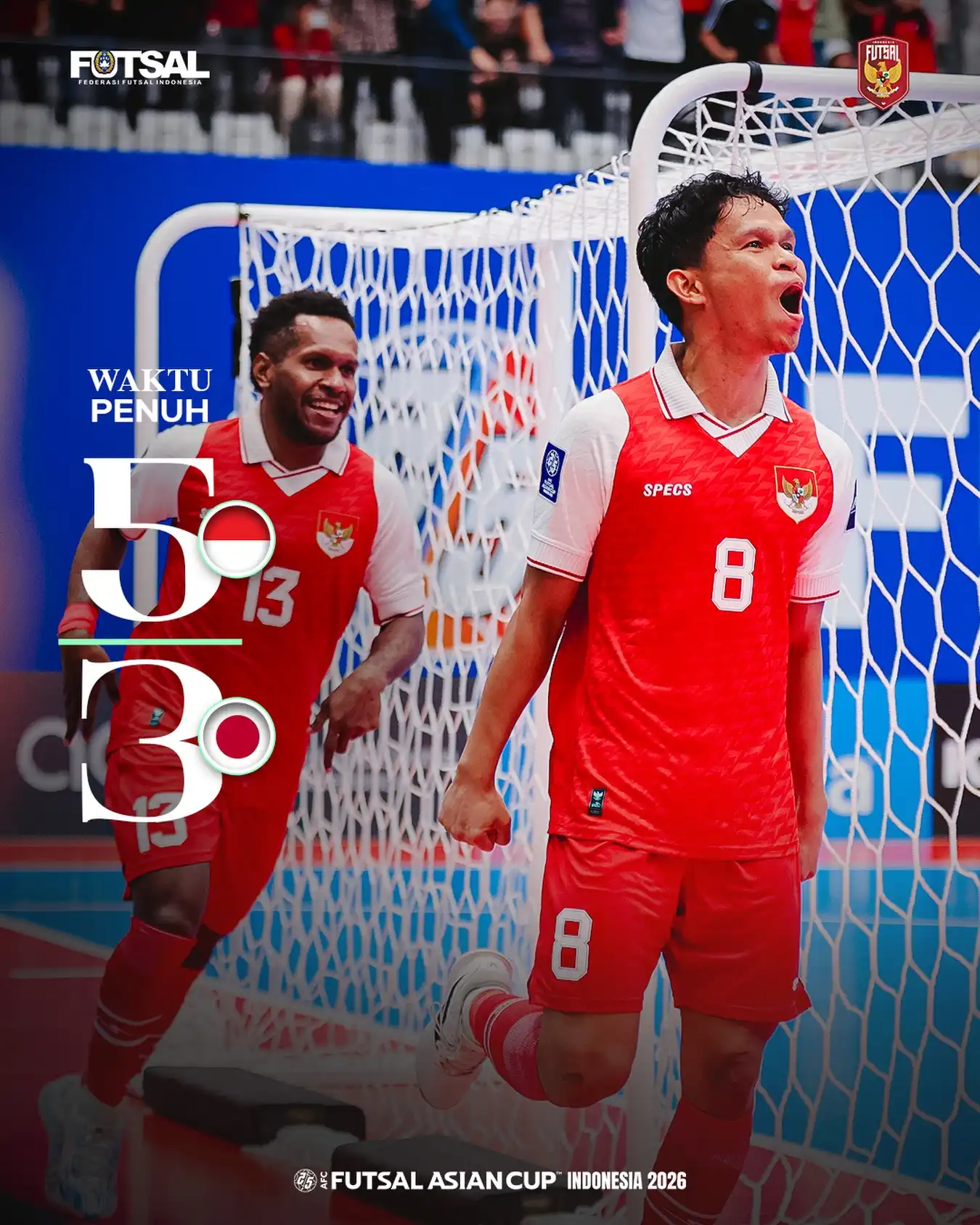 AFC Futsal Asian Cup 2026: Indonesia Hentikan Laju Jepang dan Melaju ke Final