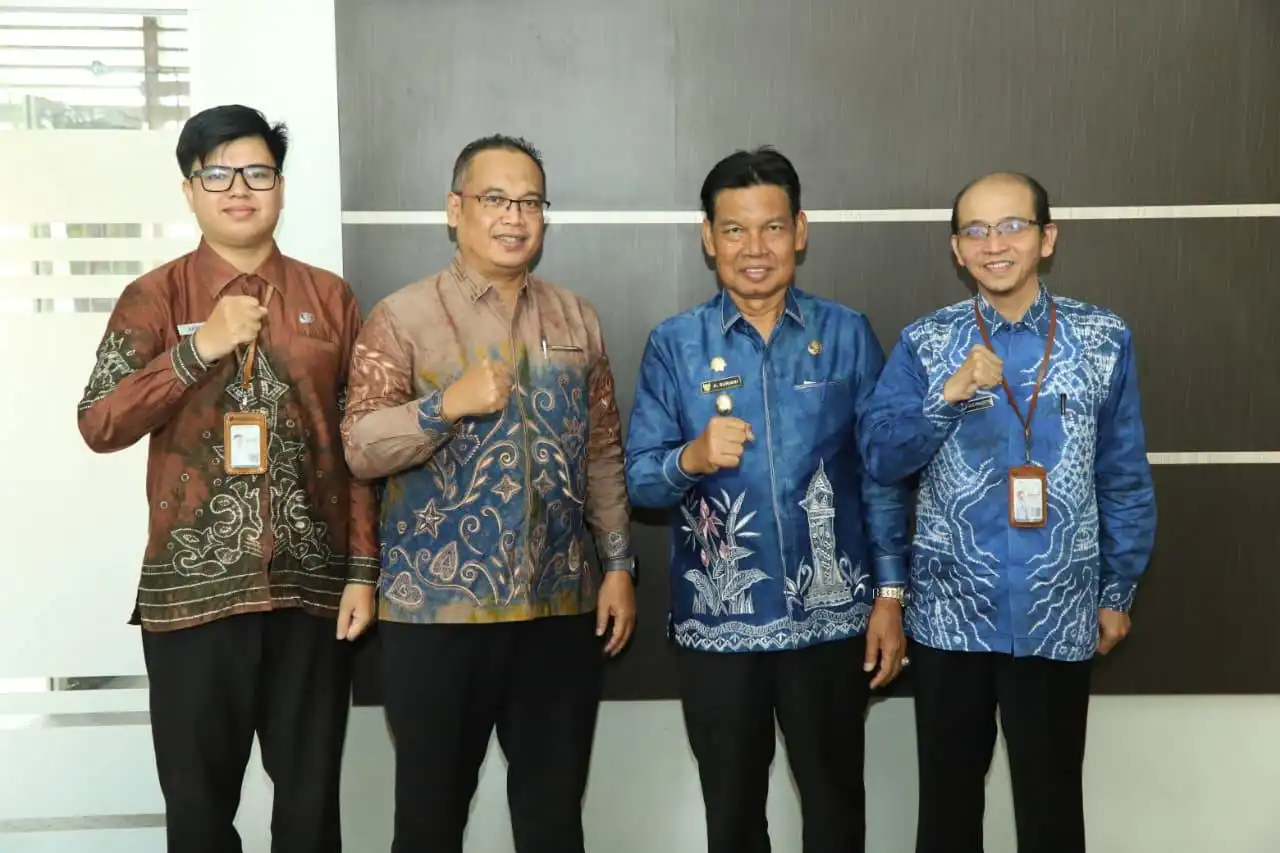 Kepala BPS HSS Agung Setiawan Prasetya Pamit, Wakil Bupati Sambut Kepala BPS Baru