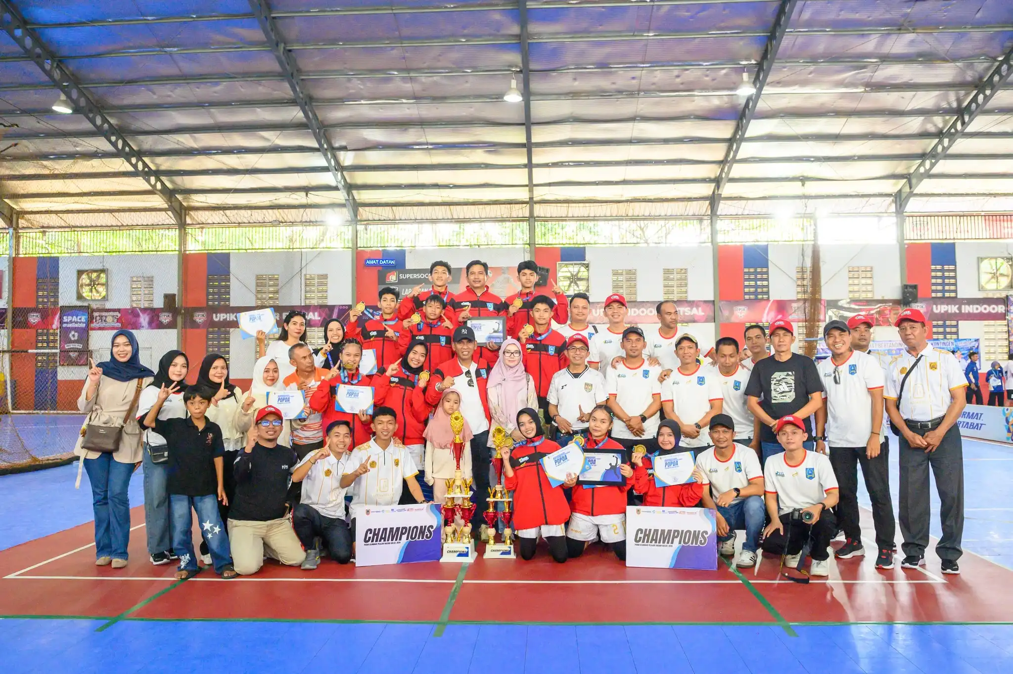 POPDA Kalsel 2026: Tim Sepak Takraw HSS Sabet Dua Medali Emas di Sektor Putra dan Putri