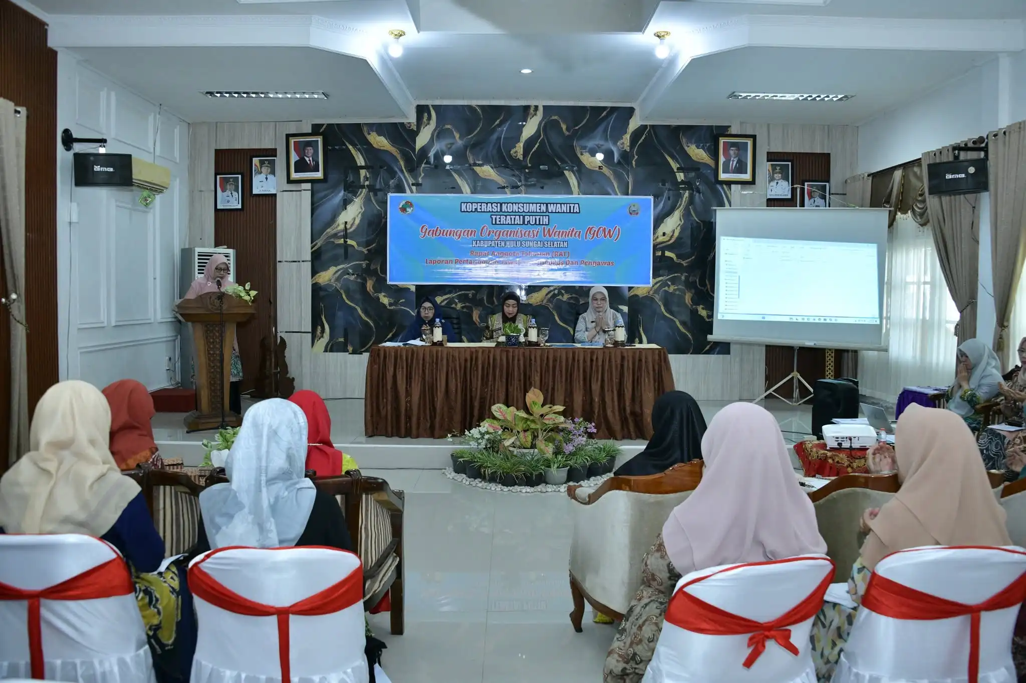 RAT Koperasi Wanita Teratai Putih HSS Bahas Kepengurusan Baru dan Penguatan Ekonomi Perempuan