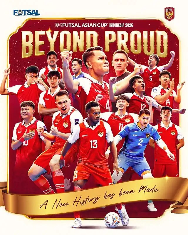 Final Piala Asia 2026: Indonesia Tunjukkan Performa Hebat Lawan Iran Meski Tak Juara