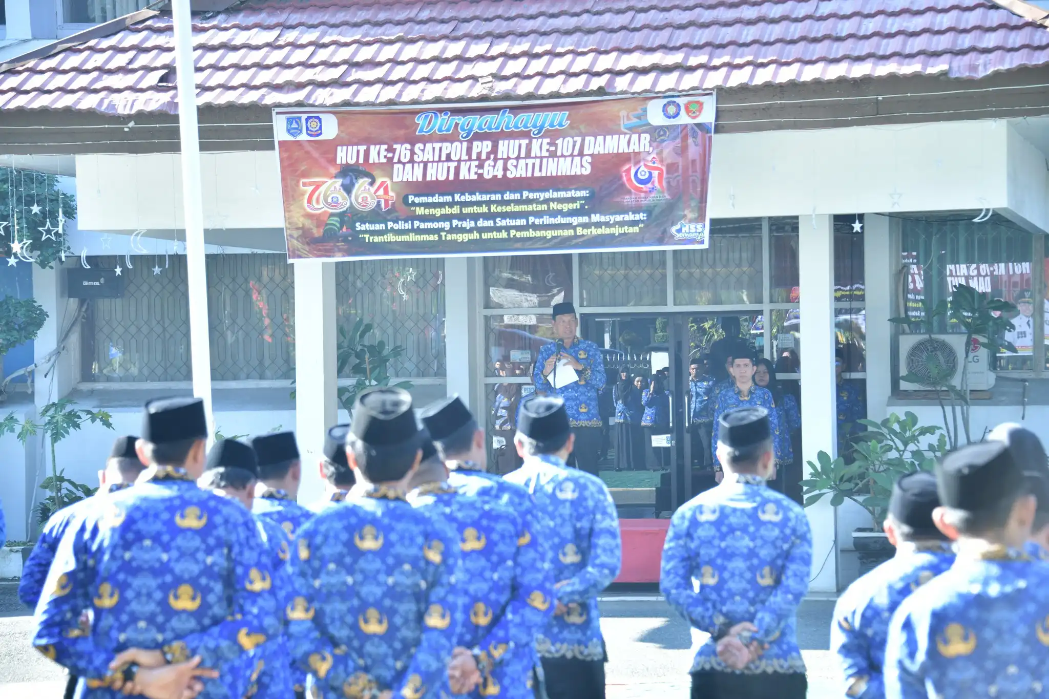 HSS Peringati HUT Satpol PP, Damkar, dan Satlinmas, Tegaskan Tugas di Tengah Masyarakat