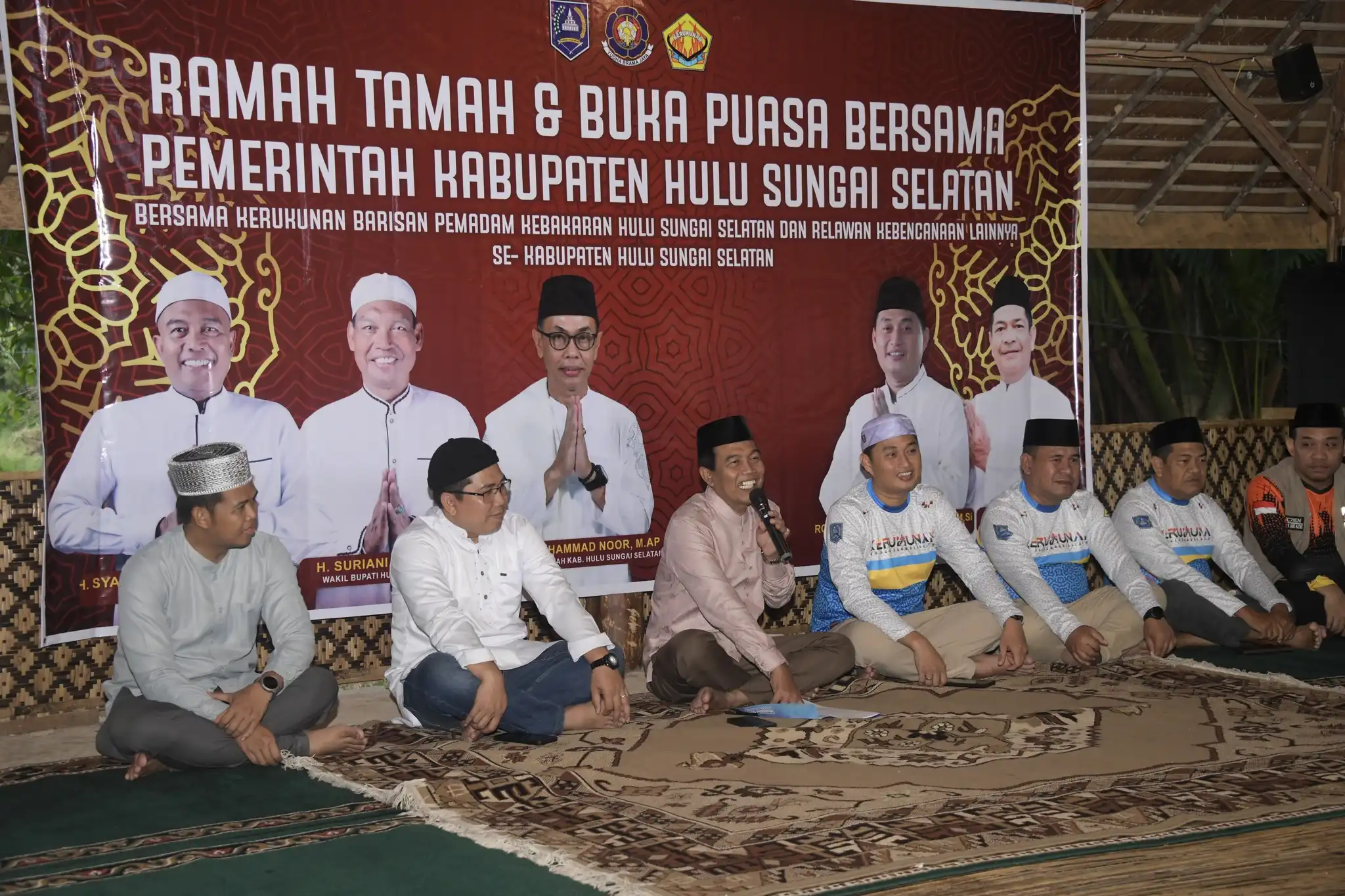 Buka Puasa Bersama Relawan BPK HSS, H. Syafrudin Noor Serahkan Santunan dan Apresiasi Dedikasi Relawan