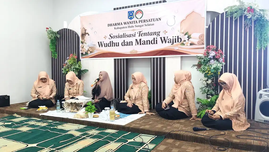 Tingkatkan Pemahaman Ibadah, DWP HSS Gelar Sosialisasi Wudhu dan Mandi Wajib