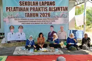Petani Batola Belajar Gunakan Drone, Pertanian Modern Mulai Digenjot