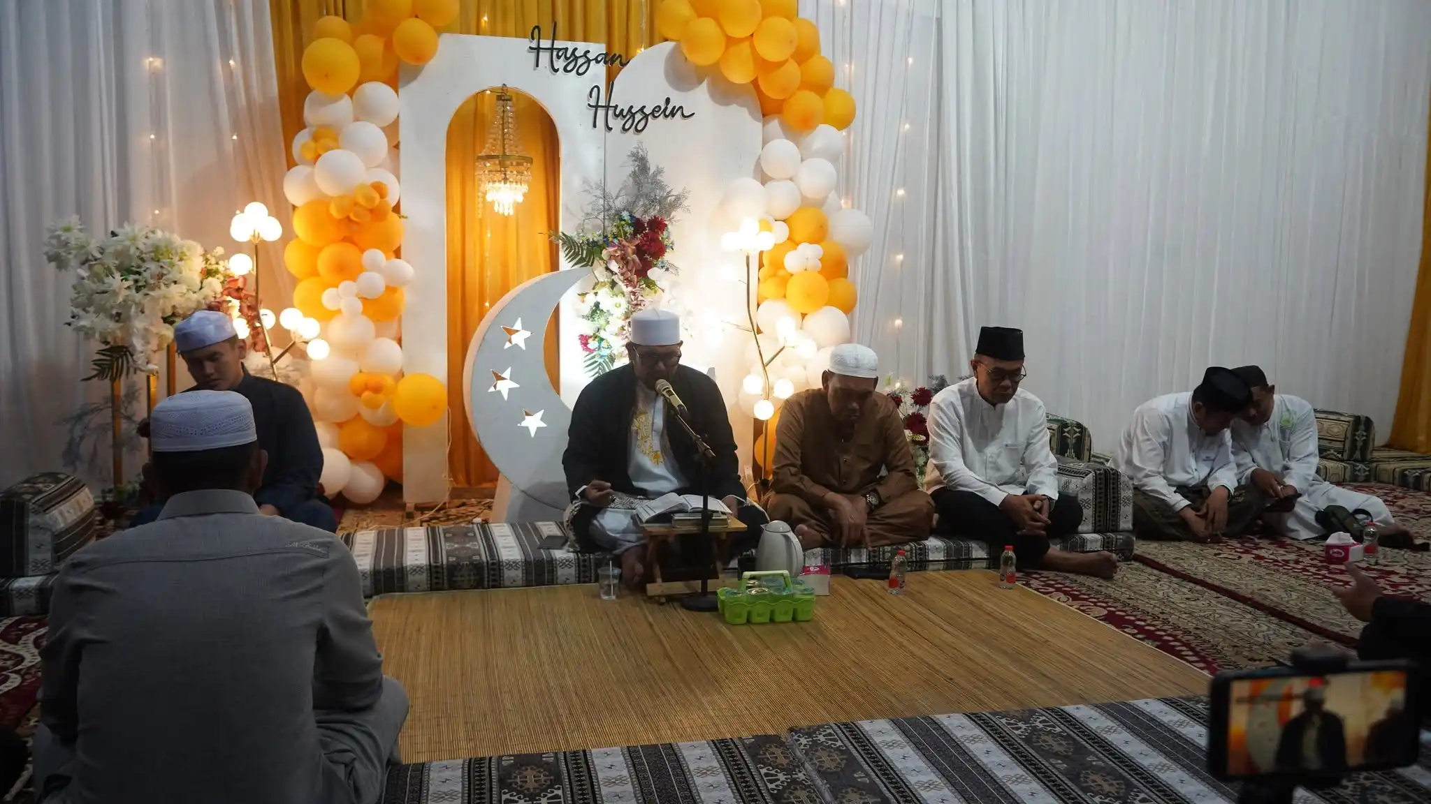 Hadiri Haul Ulama di Padang Batung, Wabup HSS Ajak Teladani Perjuangan Guru Agama