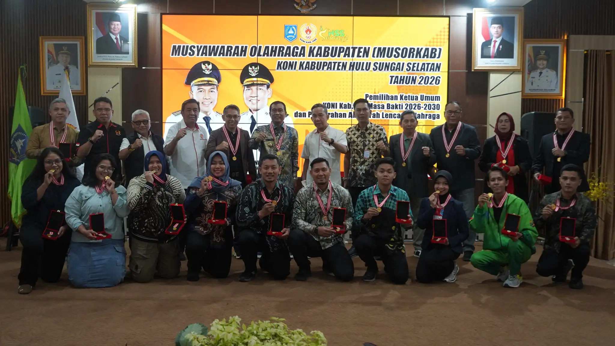 Deretan Tokoh dan Atlet HSS Terima Anugerah Lencana Olahraga 2025, Ini Daftarnya!