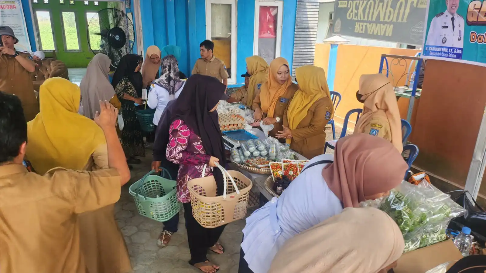 Pasar Murah di Karang Paci, Harga Bahan Pokok Terjangkau Bantu Warga HSS Tekan Pengeluaran
