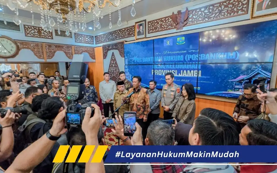 1.585 Posbankum di Jambi Resmi Diluncurkan, Akses Bantuan Hukum Kini Sampai Desa