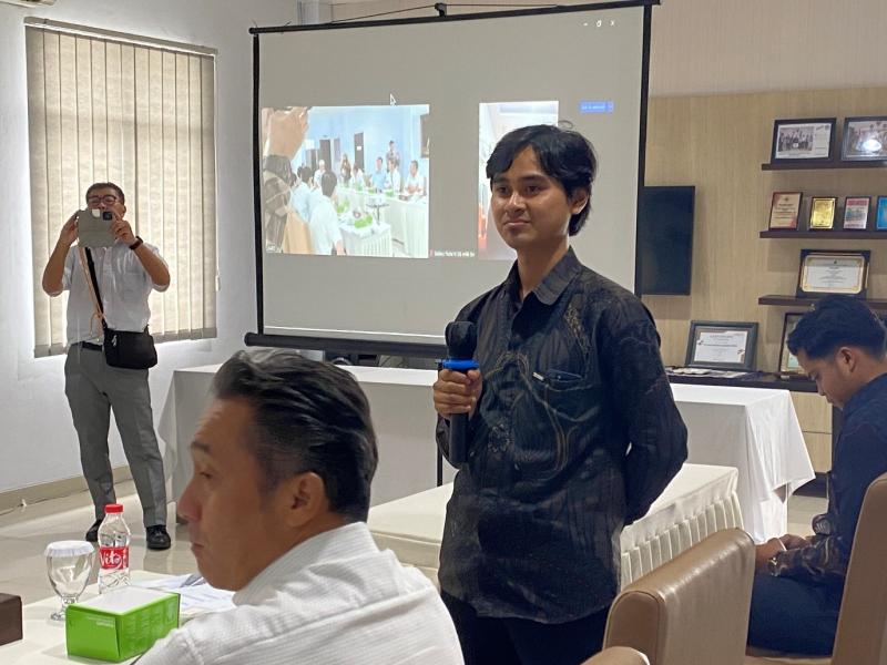 Sesi sharing bersama alumni magang PT JIAEC (PT JIAEC/Naufal Rifqi) Sesi sharing bersama alumni magang PT JIAEC (PT JIAEC/Naufal Rifqi)