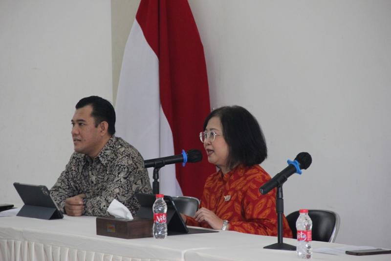 Sambutan dari Direktur Utama PT JIAEC, ibu Maya Aryanti (PT JIAEC/Naufal Rifqi)